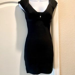 GUESS Black Bandage Dress